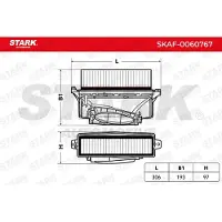 Stark SKAF-0060767 Luchtfilter