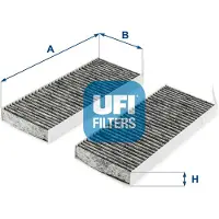 Ufi 54.287.00 Interieurfilter