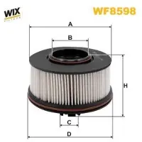 WIX FILTERS WF8598 Brandstoffilter