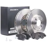 RIDEX 3405B0045 Remschijven en blokken