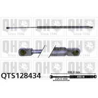 Quinton Hazell QTS128434 Gasveer achterklep