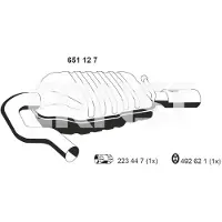ERNST 651127 Einddemper