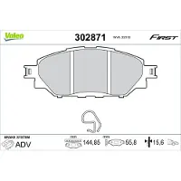 Valeo 302871 Remblokken