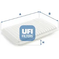 Ufi 30.409.00 Luchtfilter