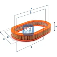 Ufi 27.076.00 Luchtfilter