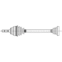 ERA Benelux DA60736 Aandrijfas