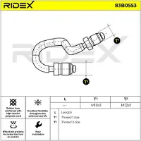RIDEX 83B0553 Remslang
