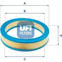 Ufi 30.396.00 Luchtfilter