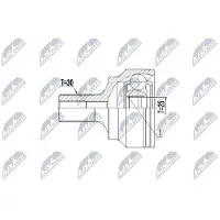 NTY NPZ-ME-021 Homokineet reparatie set, aandrijfas