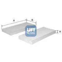 Ufi 53.080.00 Interieurfilter