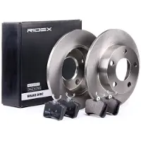 RIDEX 3405B0052 Remschijven en blokken