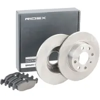 RIDEX 3405B0155 Remschijven en blokken