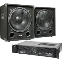 Max 'Dark Night 15SUB' subwooferinstallatie - 2400W max.