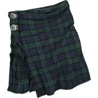 Black premium by emp Midirok - Kilt - M tot 3XL - voor Mannen - groen-blauw - Maat XXL