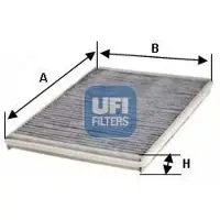 Ufi 54.120.00 Interieurfilter
