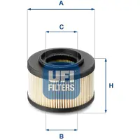 Ufi 26.013.00 Brandstoffilter