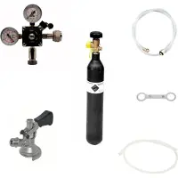 Ich-zapfe Accessoirepakket voor biertap 1-kraan - met Fustkoppeling Type M en CO2 fles 0,5 kg