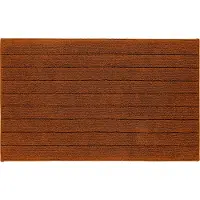 Casilin Badmat Antislip 50x80cm Luca - Waterabsorberende Badkamermat - Wasbaar en Sneldrogend - Voor Douche en Bad - 100% Katoen - Rechthoek - Oranje