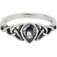 EtNox Ring - Celtric Drop - voor Vrouwen - zilverkleurig - Maat 53