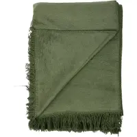 Mars & More plaid uni groen xl 150x200cm