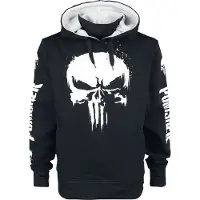 The Punisher - Disney Trui met capuchon - Skull - M tot 5XL - voor Mannen - zwart | Maat M