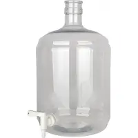 Ich-zapfe Gistingsfles PET 12 liter met kraan 5/16 - 7/16