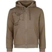 Le Seigneur Des Anneaux Vest met capuchon - Rohan Gondor Map - S tot 3XL - voor Mannen - lichtbruin | Maat 3XL