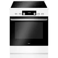 Amica Vitrokeramisch Fornuis met Airfry ACV7005RB - 60 cm B - 77 L - 4 pitten - Katalyse - Telescopische rails - Klasse A - Wit