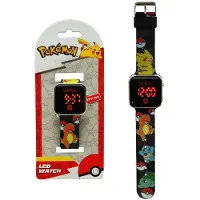 Pokémon LED Watch - - POK4322 - Red - Quartz - LED Display