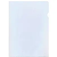 Kangaro L-map A4 - PP 140 micron - transparant glashelder - 100 stuks - K-34020
