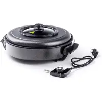 Dd Partypan - Elektrische Pan - Hapjespan Electrisch - Geschikt Om Te Frituren - 1400w - 45x55x46cm - Zwart
