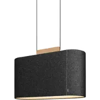 Pablo Belmont Hanglamp Charcoal | Length: 22in (55.9cm)