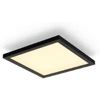 Philips Aurelle paneellamp White Ambiance vierkant zwart