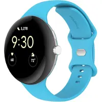 IMoshion Siliconen⁺ bandje voor de Google Pixel Watch 5 / 4 / 3 (45 mm) - Maat S - Blauw