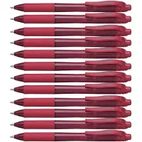 Pentel gel-rollerbalpen EnerGel BL 110, 12 stuks, rood