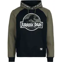 Jurassic Park Trui met capuchon - S tot XXL - voor Mannen - meerkleurig | Maat M