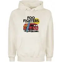 Foo Fighters Trui met capuchon - VAN Men Off - S tot XXL - voor Mannen - beige - Maat S