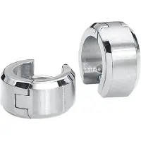 EtNox Oorbel - Stainless Steel Creoles - zilverkleurig - Maat Standard