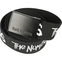 Iron Maiden Riem - Logo - zwart - Maat Standard