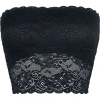 Black premium by emp Bandeau - Whispers In The Dark - S tot XXL - voor Vrouwen - zwart - Maat M