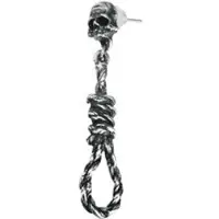 Alchemy Gothic - Gothic Oorbellen - Hangman´s Noose - voor Vrouwen - zilverkleurig - Maat Standard