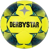 Derbystar Classic Light II Kunstgras Voetbal Maat 5 Geel Blauw Zwart