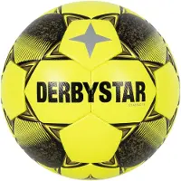 Derbystar Classic TT II Kunstgras Voetbal Maat 5 Geel Zwart Grijs