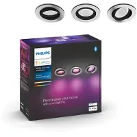 Philips Hue Centura Spot Encastré White and Color - Rond - Aluminium - Lot de 3