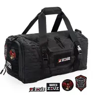 ZEUZ Sporttas Dames & Heren voor Fitness & CrossFit – Sportzak & Sport Tas – Schoudertas – Gym Duffel Bag – Reistas & Weekendtas – 40 Liter - Zwart