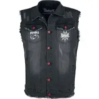 Slipknot Bodywarmer - EMP Signature Collection - M tot 3XL - voor Mannen - zwart - Maat XL