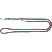 Trixie hondenriem cavo verstelbaar sangria/petrol 200x1,2 cm