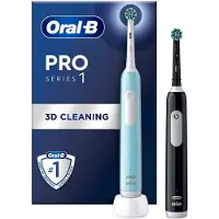 Oral-B Tandenborstel elektr Pro TQ black & white 2 Stuks