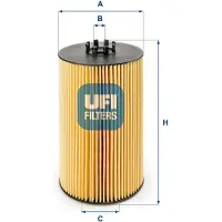Ufi 25.046.00 Oliefilter