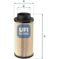 Ufi 26.010.00 Brandstoffilter